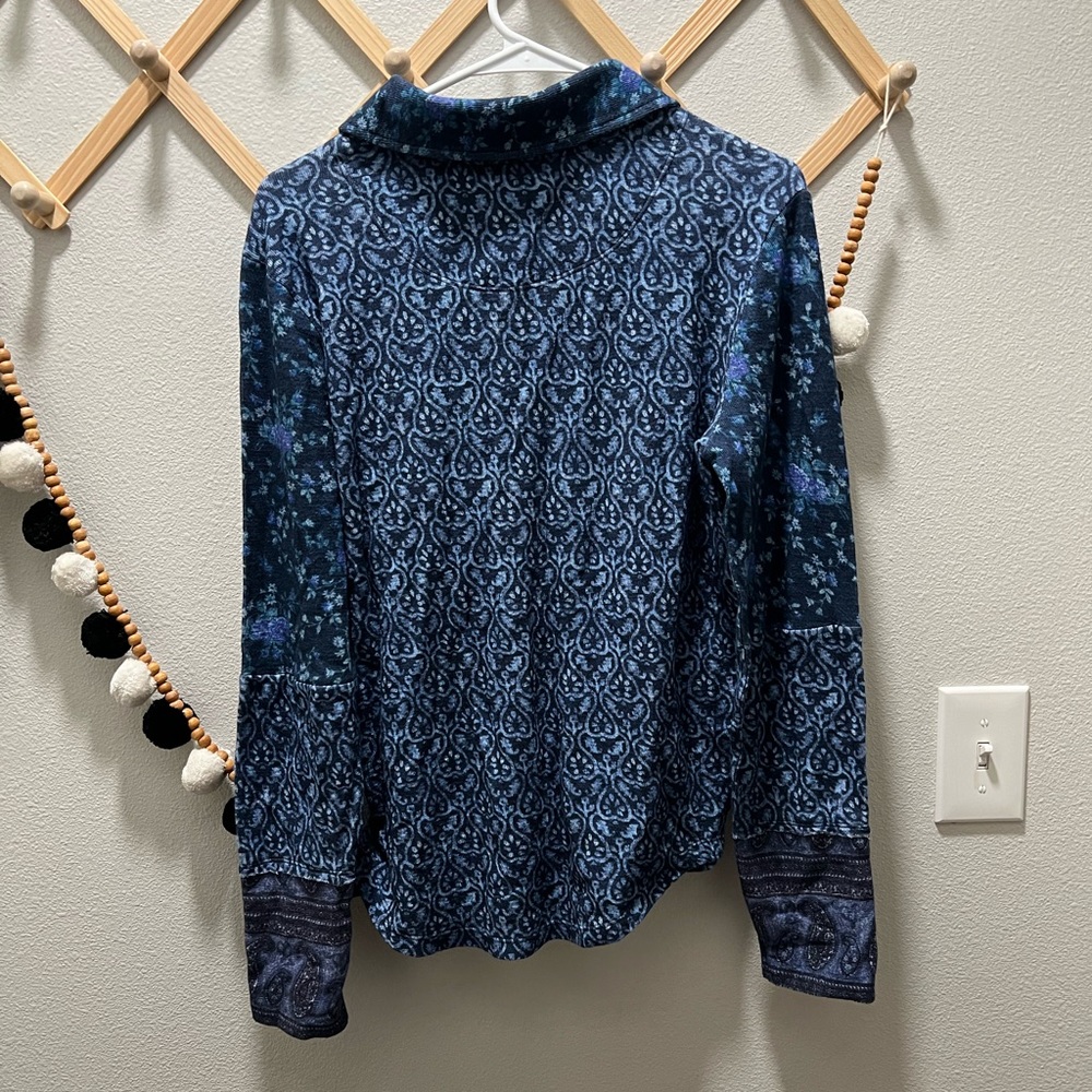 Sundance Half Button Down Top - image 5